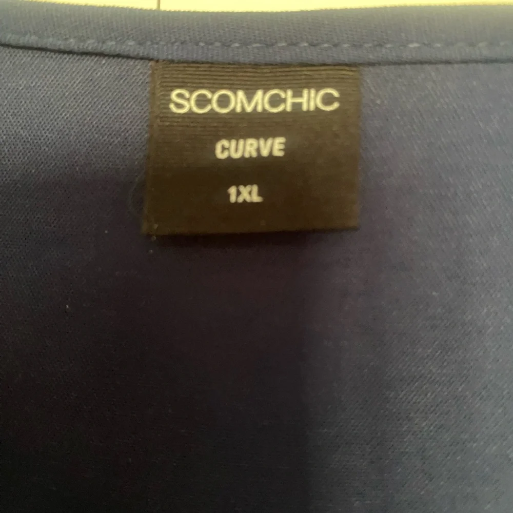 New SCOMCHIC Plus Size Navy Dress - Size XL - Brand New Without Tags - Picture 5 of 6